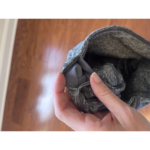 Zella High Waist Grey Crop Leggings w/Mesh Panels SZ XS Activewear Athleisure - Picture 8 of 9